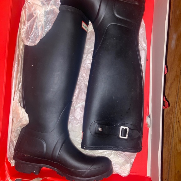 Hunter rain boots matte black - Picture 2 of 4